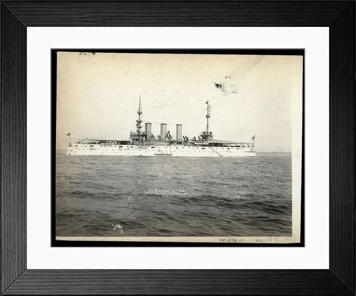 Framed Print : Battleship New York Framed Print : Battleship New York