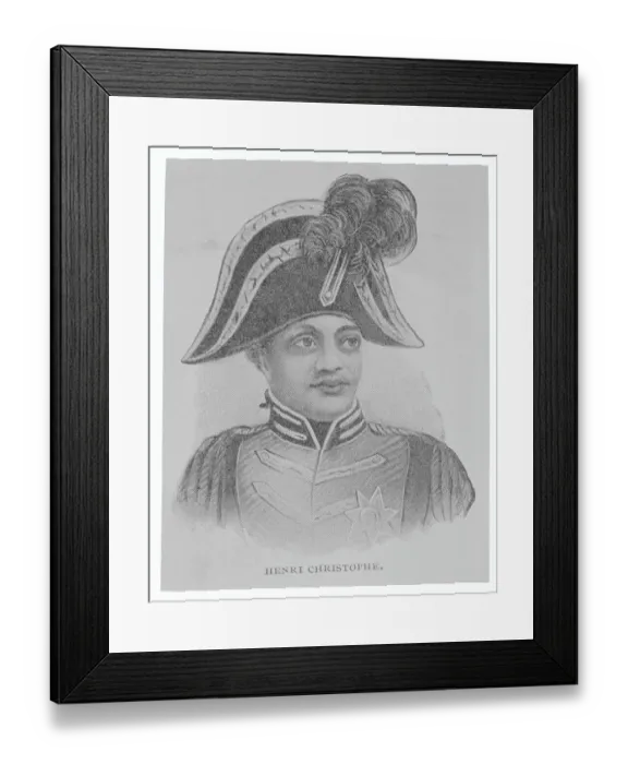 Framed Print : Portrait of Henri Christopher Framed Print : Portrait of Henri Christopher