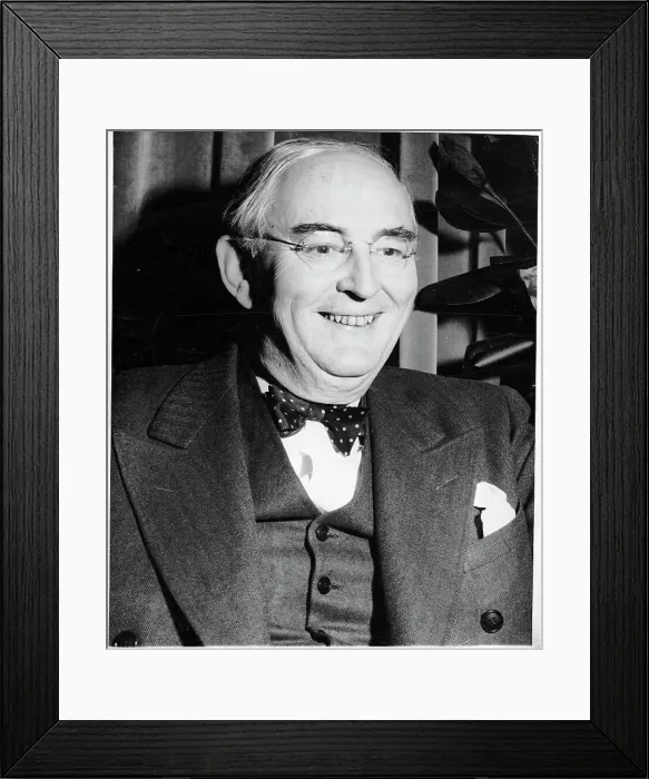 Framed Print : Arthur H. Vanderbilt Smiling Framed Print : Arthur H. Vanderbilt Smiling