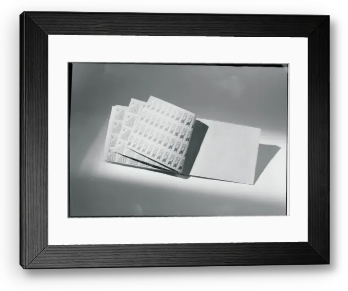 Framed Print : Stamps From Ration Book Framed Print : Stamps From Ration Book