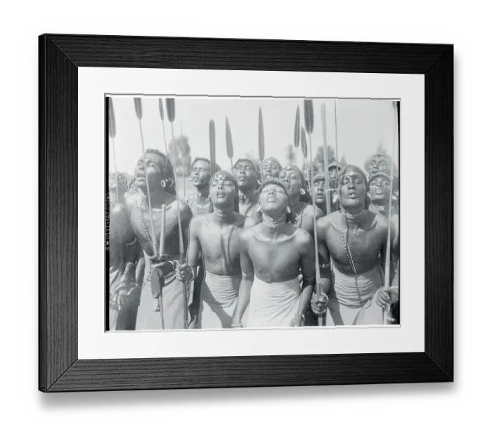 Framed Print : Portrait of Samburu Tribe Dance Framed Print : Portrait of Samburu Tribe Dance