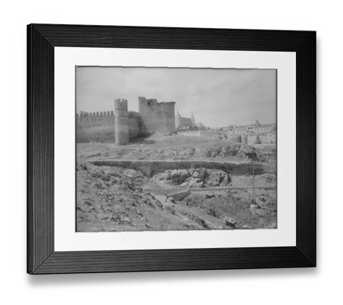 Framed Print : Castle of San Servando Ruins in Toledo Framed Print : Castle of San Servando Ruins in Toledo