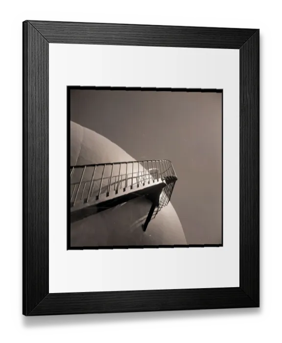 Framed Print : Stairwell on Water Tank