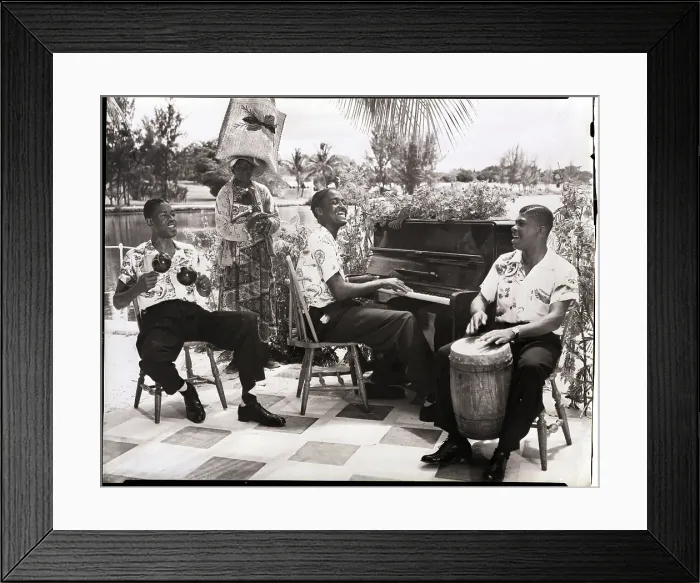 Framed Print : Calypso Singers, Nassau Bahamas Framed Print : Calypso Singers, Nassau Bahamas