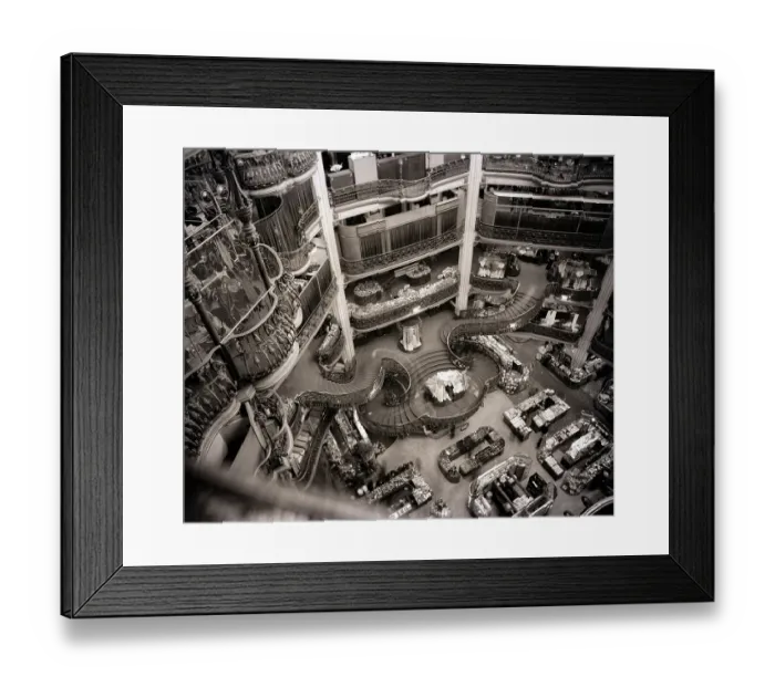 Framed Print : Interior of Printemps Department Store