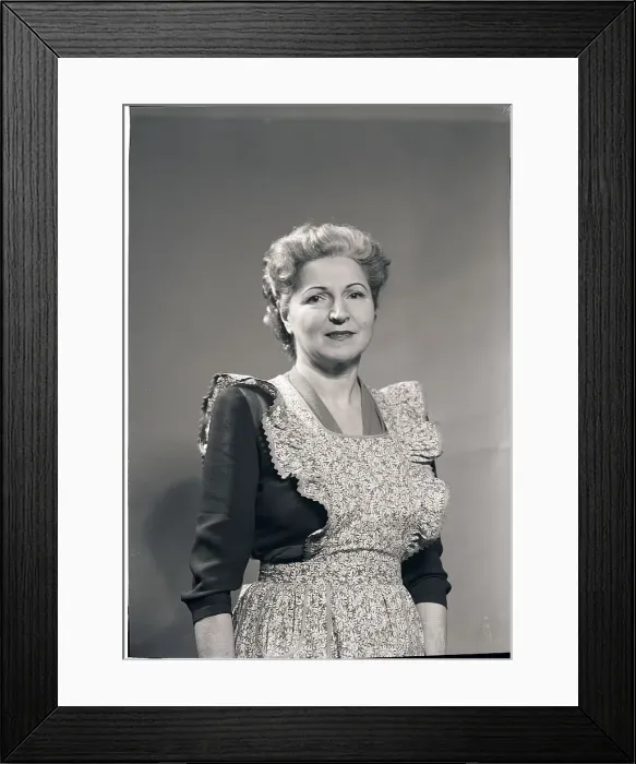 Framed Print : Woman in Apron Framed Print : Woman in Apron