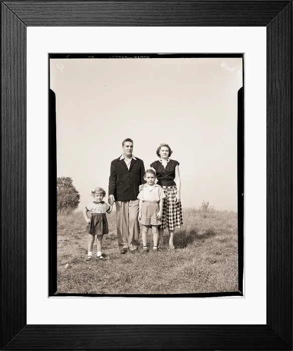 Framed Print : Outdoor Family Portrait Framed Print : Outdoor Family Portrait