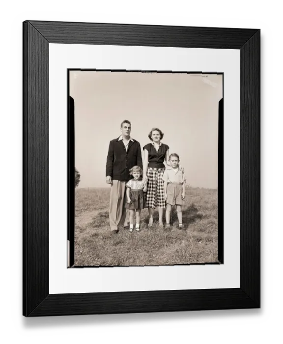 Framed Print : Outdoor Family Portrait Framed Print : Outdoor Family Portrait