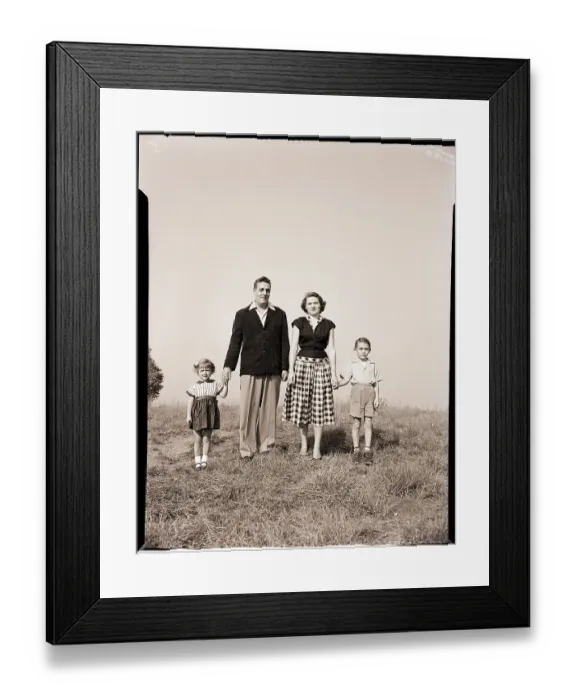 Framed Print : Family Outdoor Portrait Framed Print : Family Outdoor Portrait