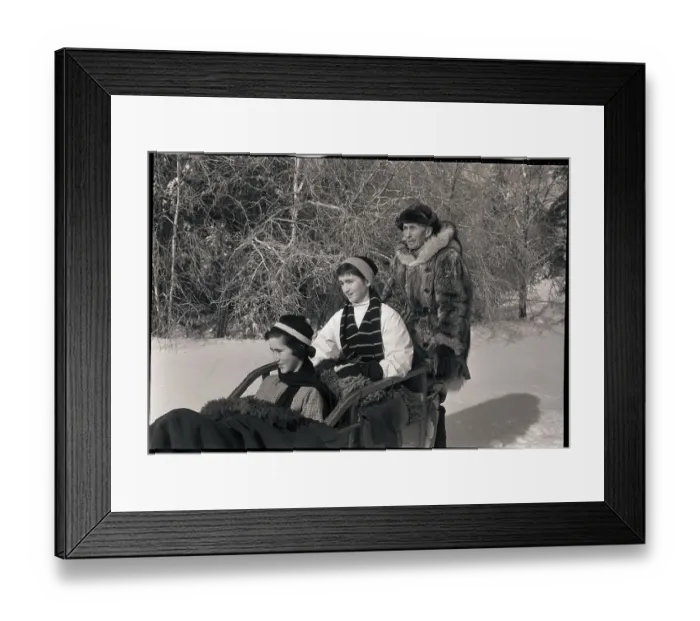 Framed Print : Dog Sled Riders Framed Print : Dog Sled Riders