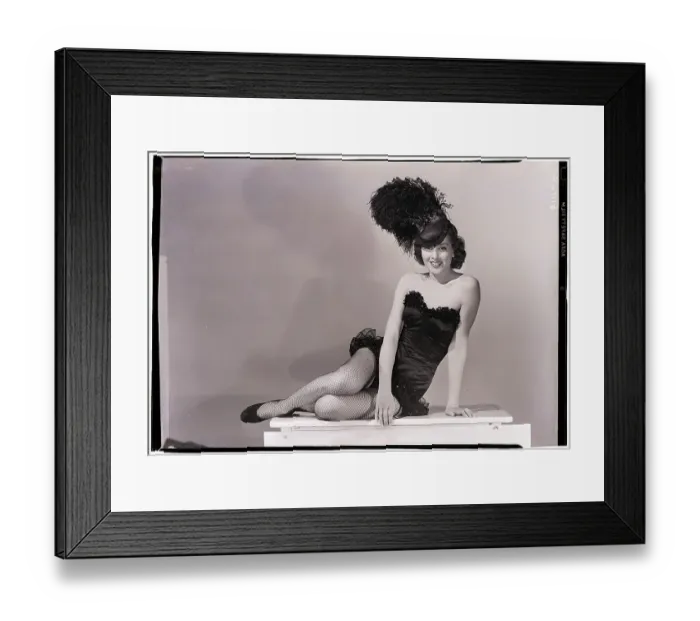 Framed Print : Woman Dressed As Showgirl Framed Print : Woman Dressed As Showgirl