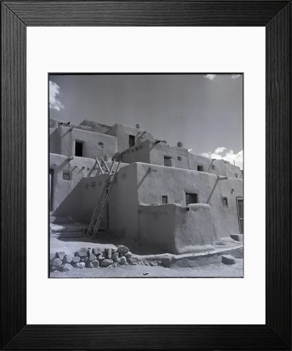 Framed Print : View Of Taos Pueblo Framed Print : View Of Taos Pueblo