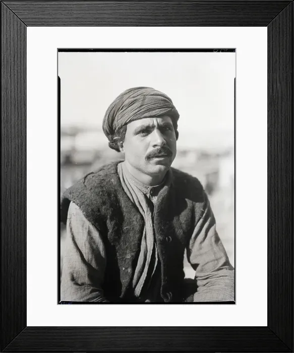 Framed Print : Closeup Of A Young Kurdish Man