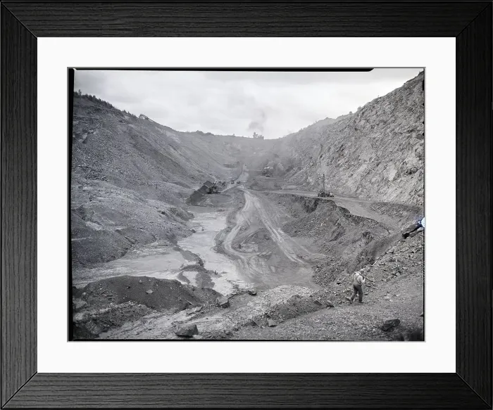 Framed Print : Open-Pit Mine Framed Print : Open-Pit Mine