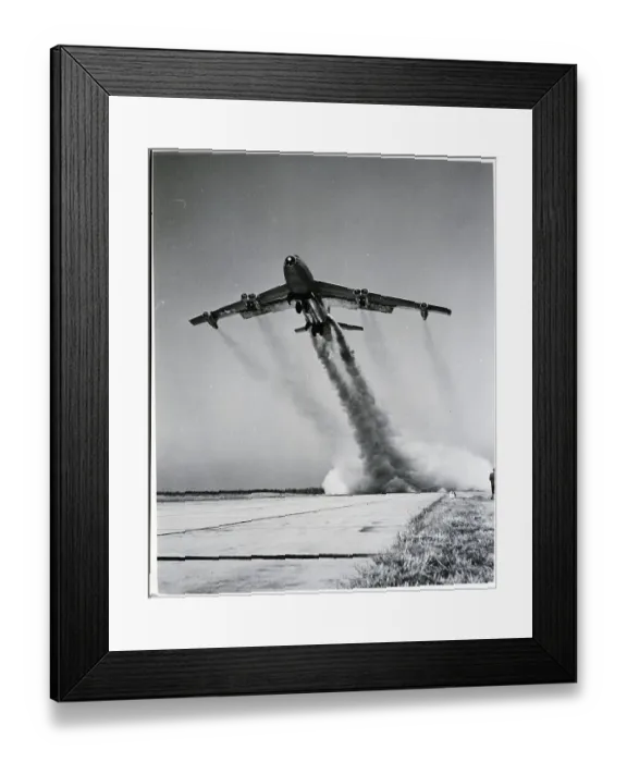 Framed Print : Boeing B-47 Stratojet Taking Off Framed Print : Boeing B-47 Stratojet Taking Off