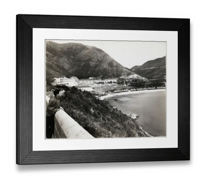 Framed Print : View Of Repulse Bay Hotel And Beach Framed Print : View Of Repulse Bay Hotel And Beach