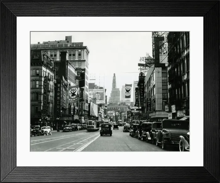 Framed Print : Broadway in New York City Framed Print : Broadway in New York City