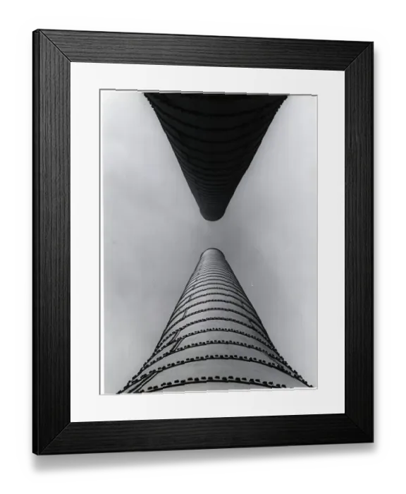 Framed Print : Looking Upward at Two Smokestacks Framed Print : Looking Upward at Two Smokestacks
