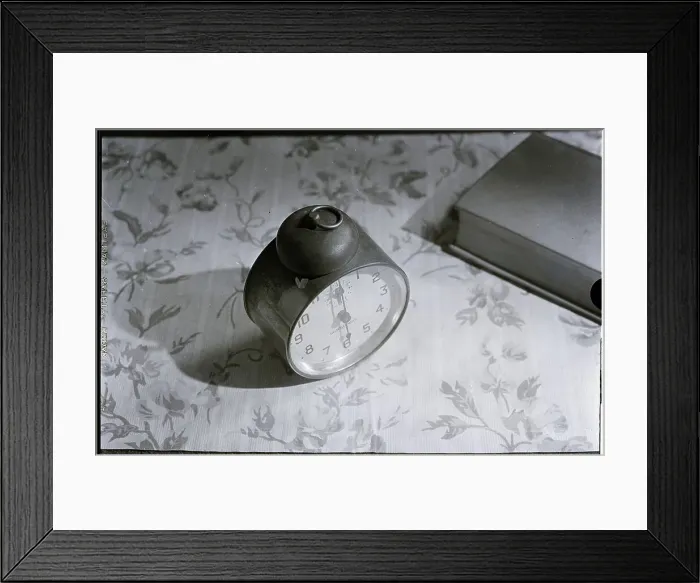 Framed Print : Old Fashioned Alarm Clock From Turn / Cent Framed Print : Old Fashioned Alarm Clock From Turn / Cent