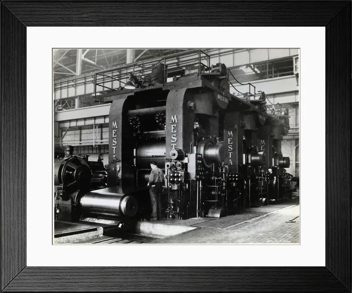 Framed Print : Steel Works; Huge Steel-Rolling Machine Framed Print : Steel Works; Huge Steel-Rolling Machine
