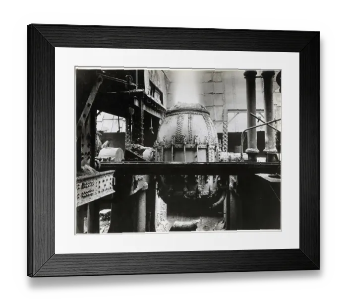 Framed Print : Closeup Of A Bessemer Converter; Steel Framed Print : Closeup Of A Bessemer Converter; Steel