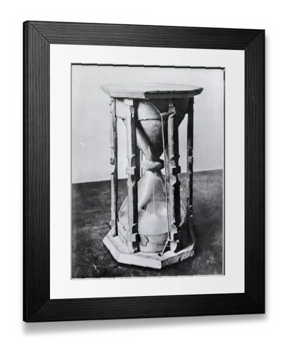 Framed Print : 18th-Century Hourglass Framed Print : 18th-Century Hourglass