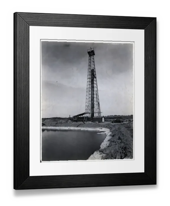 Framed Print : Oil Drilling Rig Framed Print : Oil Drilling Rig