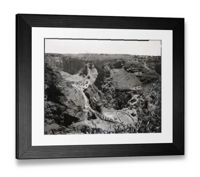 Framed Print : Aerial View of Diamond Mine Framed Print : Aerial View of Diamond Mine