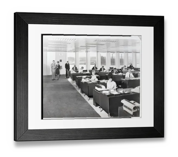 Framed Print : Interior Of Office At Caterpiller Co Framed Print : Interior Of Office At Caterpiller Co