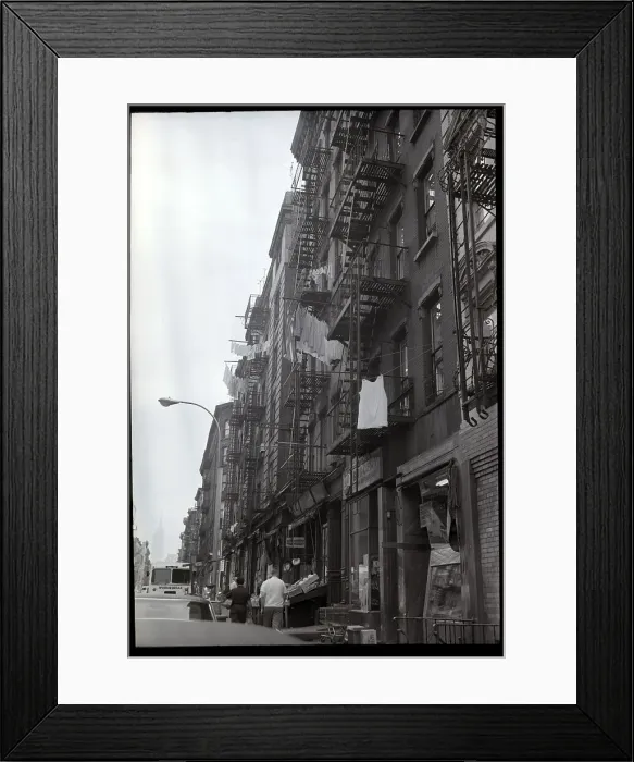 Framed Print : Tenements on Mott Street Framed Print : Tenements on Mott Street