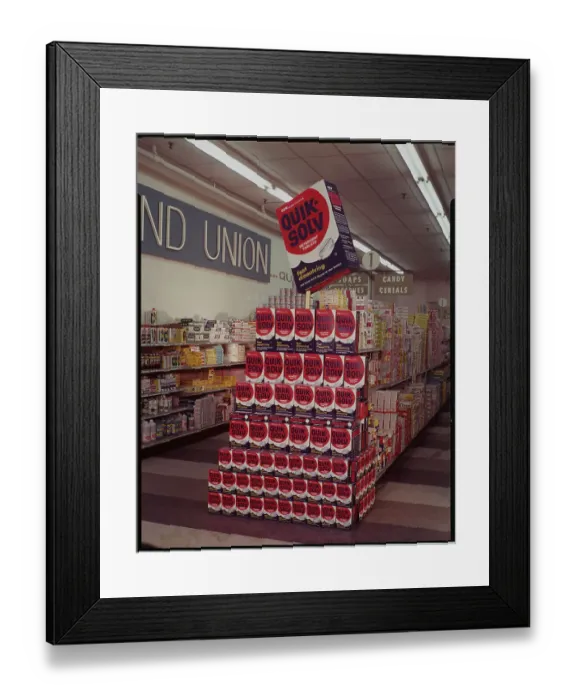 Framed Print : Detergent Stand At Grand Union Framed Print : Detergent Stand At Grand Union