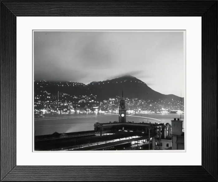 Framed Print : Looking Upon Hong Kong At Night Framed Print : Looking Upon Hong Kong At Night