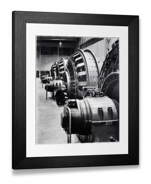 Framed Print : Huge Power Generators Framed Print : Huge Power Generators