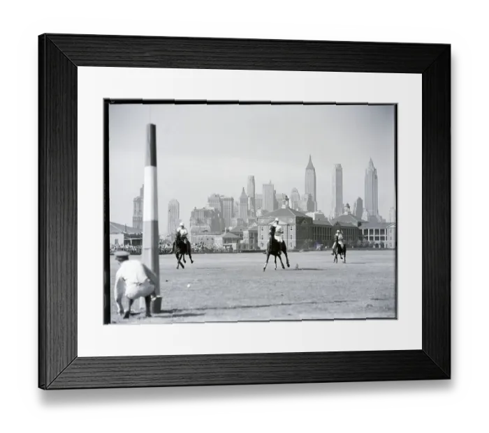 Framed Print : Polo Game on Governors Island Framed Print : Polo Game on Governors Island