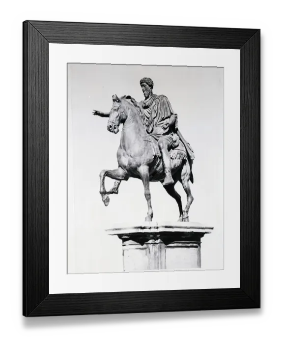 Framed Print : Equestrian Statue Of Marcus Aurelius Framed Print : Equestrian Statue Of Marcus Aurelius