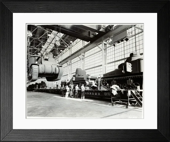 Framed Print : Chrysler Corporation's Tank Arsenal