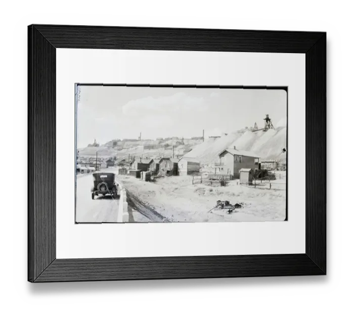 Framed Print : Copper Mines in Butte Framed Print : Copper Mines in Butte