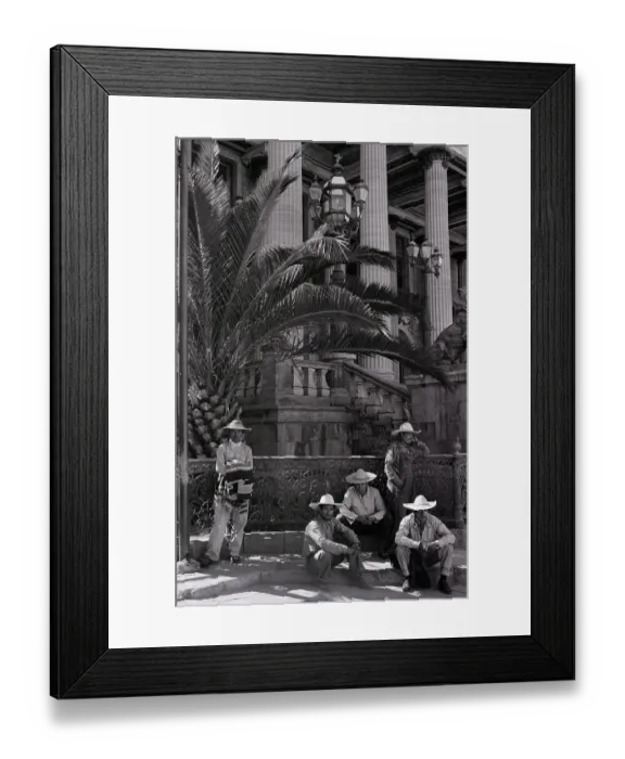 Framed Print : Exterior of Juarez Theater in Mexico Framed Print : Exterior of Juarez Theater in Mexico