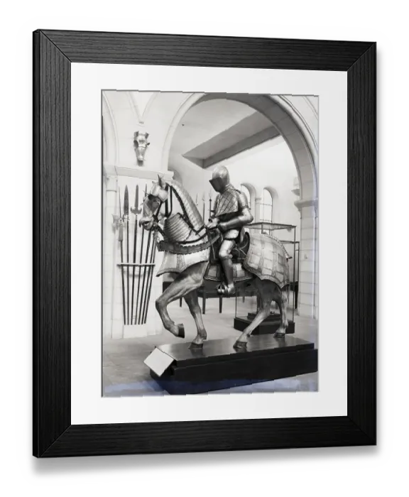 Framed Print : Knight and Equestrian Armor Framed Print : Knight and Equestrian Armor