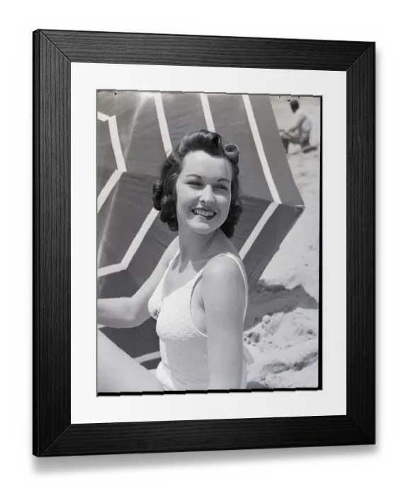 Framed Print : Norma Ellis In A Bathing Suit Framed Print : Norma Ellis In A Bathing Suit