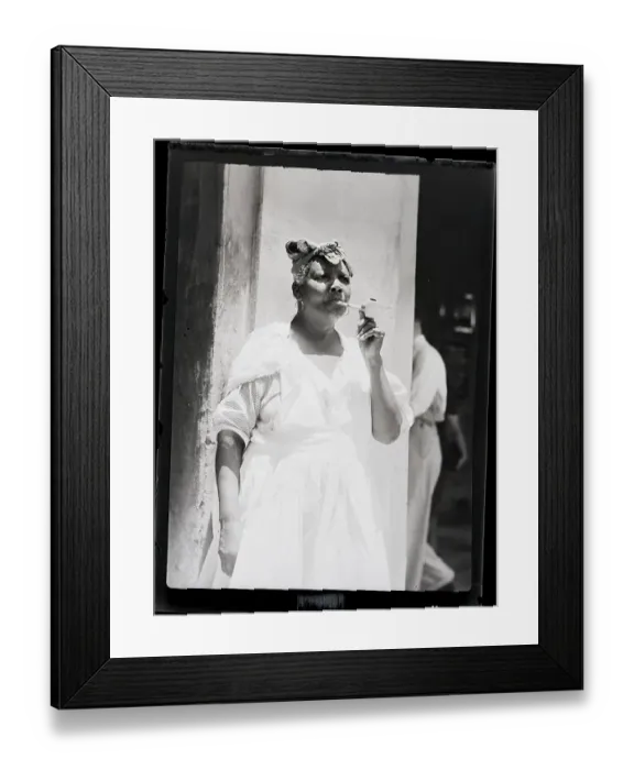 Framed Print : Black Woman Is A Merchant Of Curios Framed Print : Black Woman Is A Merchant Of Curios