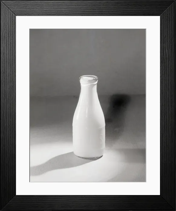 Framed Print : Quart Bottle of Milk Framed Print : Quart Bottle of Milk