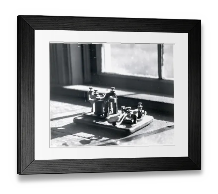 Framed Print : Telegraph Machine Framed Print : Telegraph Machine