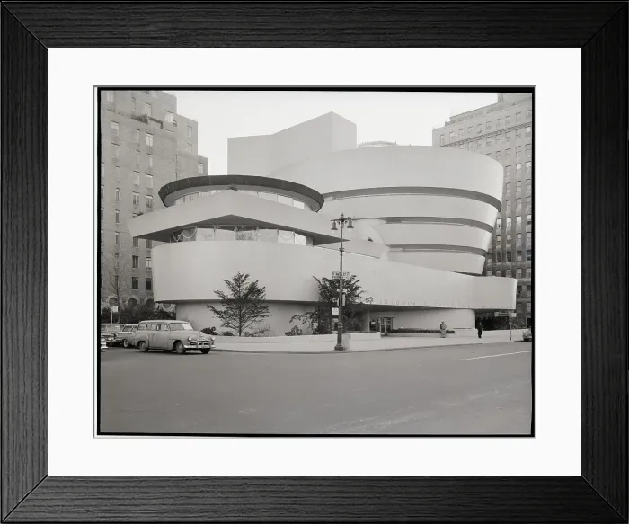 Framed Print : Exterior View Of Guggenheim Museum Framed Print : Exterior View Of Guggenheim Museum