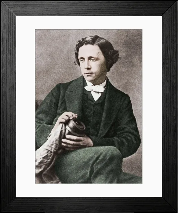 Framed Print : English Author Lewis Carroll Framed Print : English Author Lewis Carroll