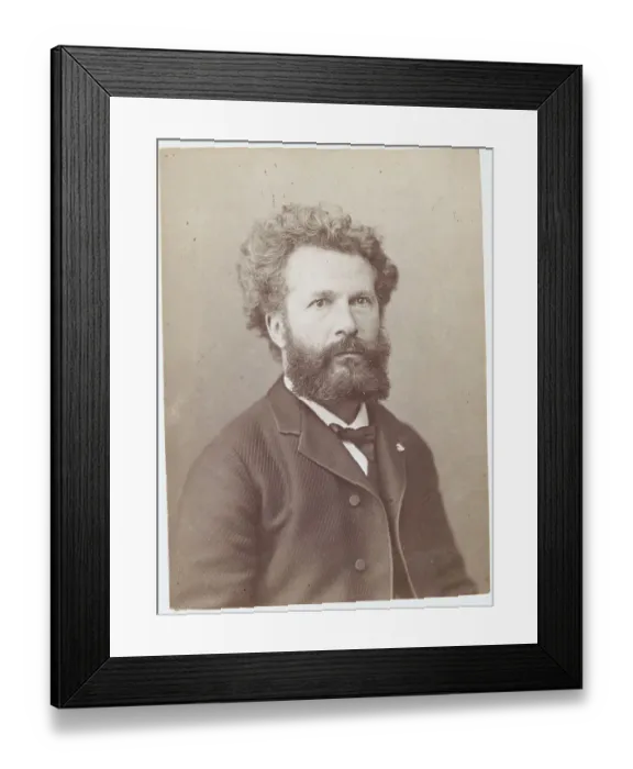 Framed Print : Portrait of astronomer Camille Flammarion Framed Print : Portrait of astronomer Camille Flammarion
