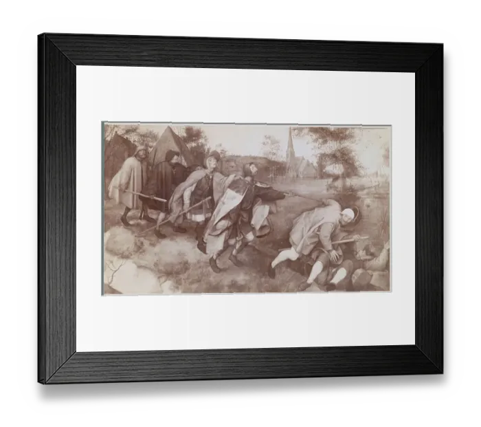 Framed Print : Blind Men Walking Framed Print : Blind Men Walking