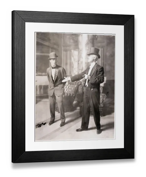 Framed Print : George M Cohan Performing W / Brother Framed Print : George M Cohan Performing W / Brother