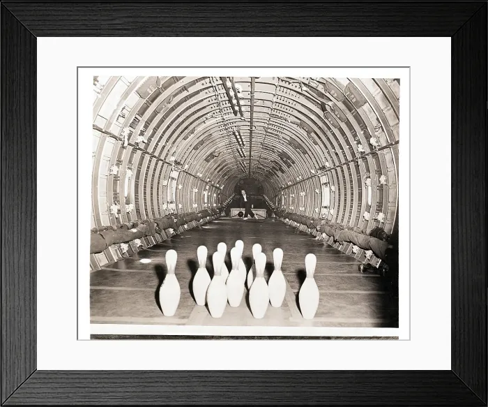 Framed Print : Boeing Employee Ready For A Strike Framed Print : Boeing Employee Ready For A Strike