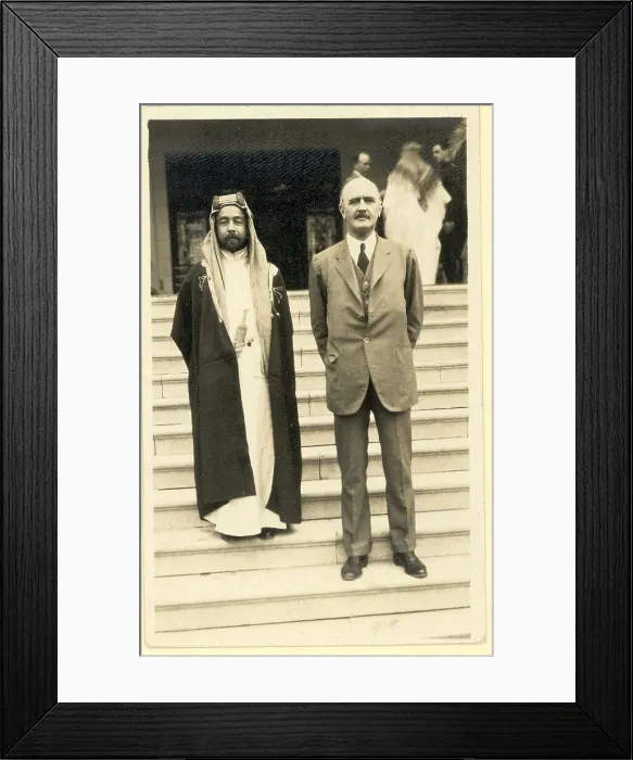 Framed Print : General Allenby And Emir Abullah Framed Print : General Allenby And Emir Abullah